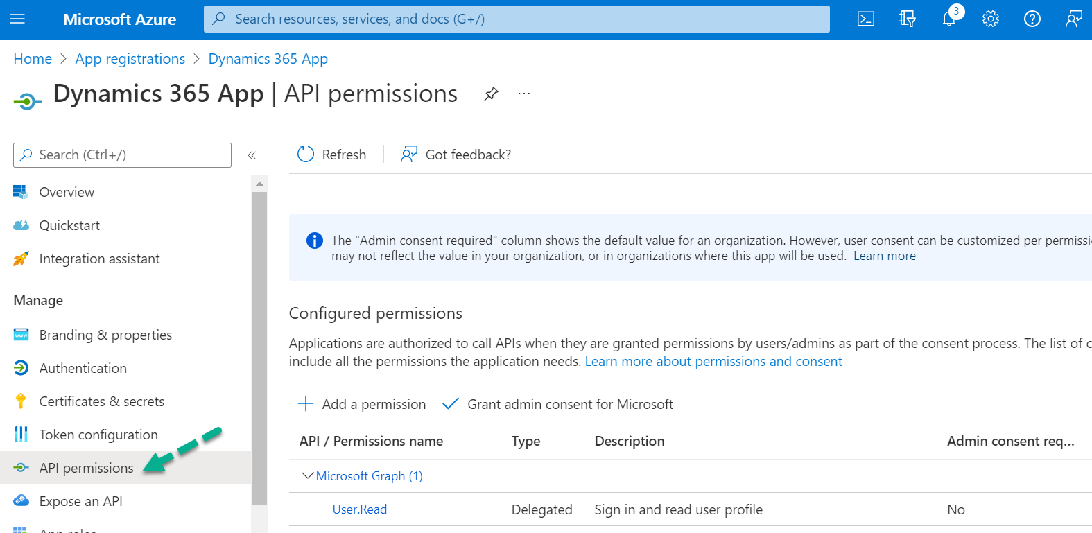 Register an App in Azure Active Directory for Dynamics 365 CE Online
